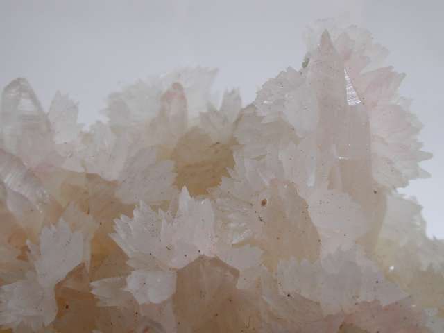 Calcit auf Bergkristall Peru