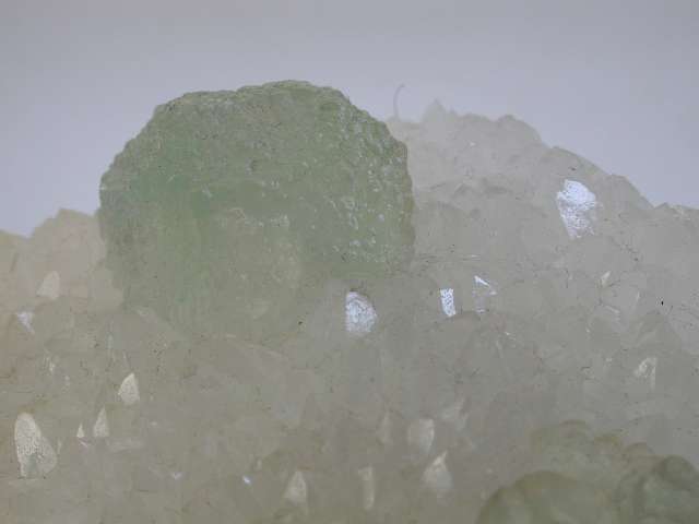 Fluorit auf Quarz China
